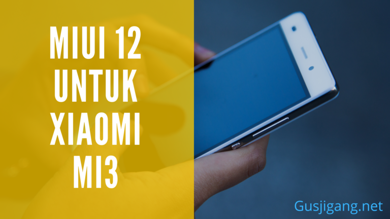 Miui 12 For Xiaomi Mi3