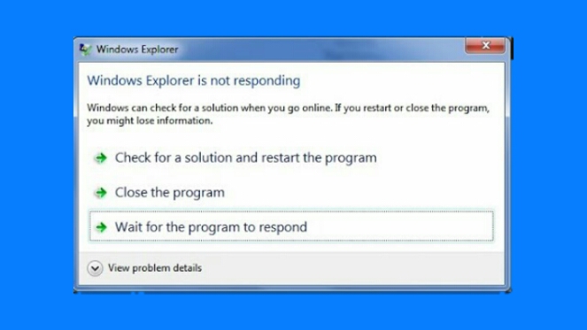 Cara Mengatasi file explorer not responding
