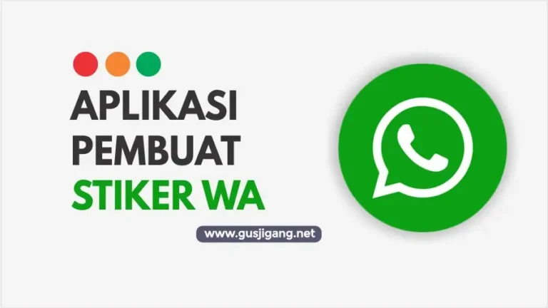 5 Aplikasi Pembuat Stiker Whatsapp Terbaik