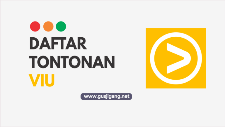 Cara Melihat Daftar Tontonan di Viu