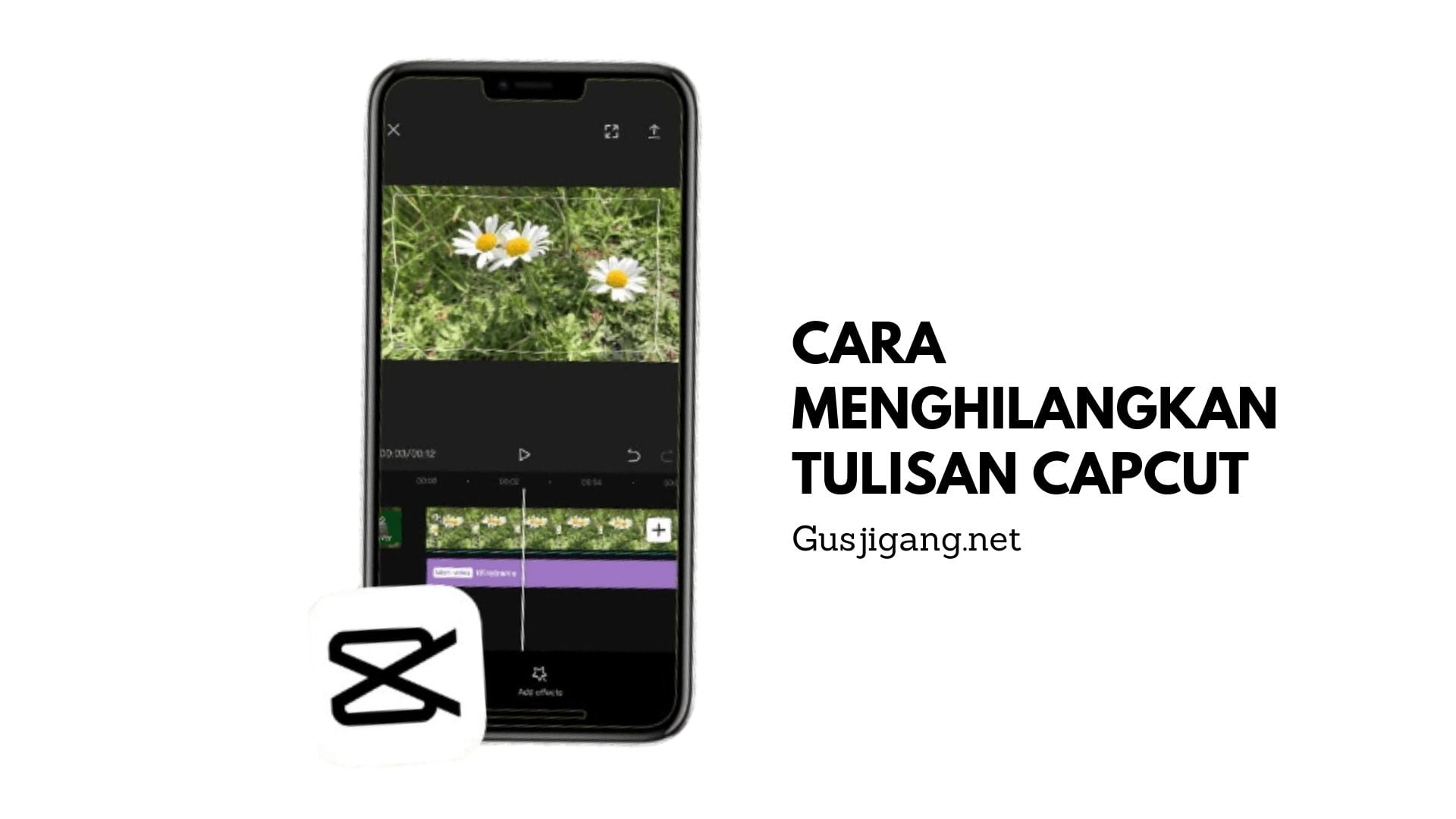 Cara Menghilangkan Tulisan Capcut
