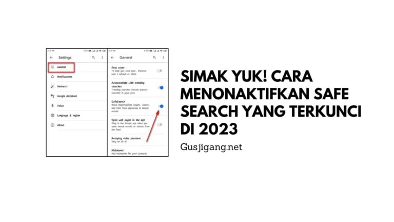 Simak Yuk! Cara Menonaktifkan Safe Search yang Terkunci di 2023
